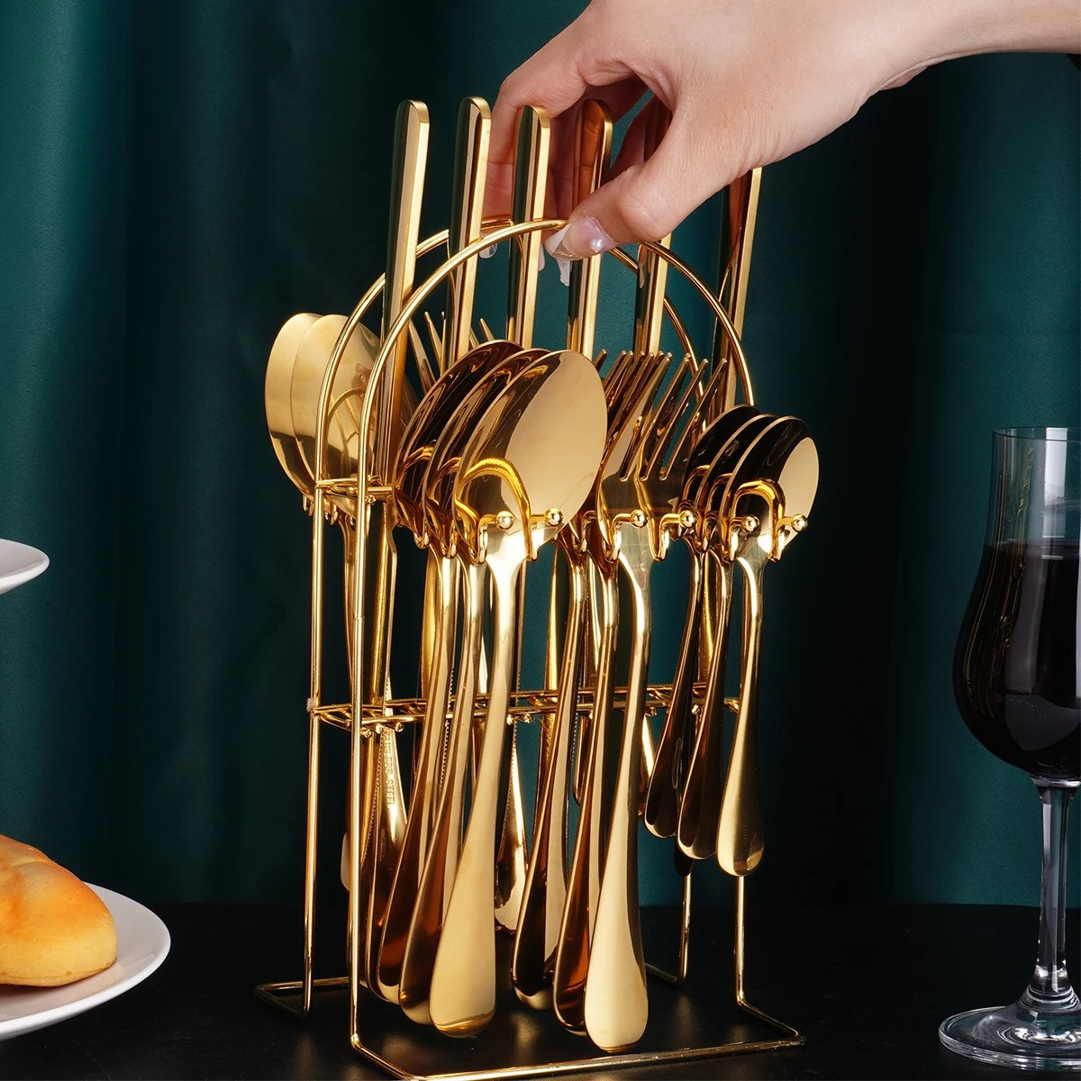 Cuttlery Set Gold 24pcs