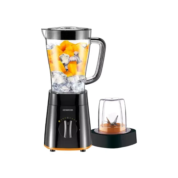 Kenwood Blender 2L Plastic Jar 500W with Mill & 2 Speed Pulse & Ice Crush Function BLP15.150BK