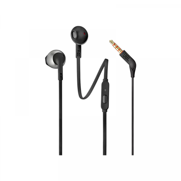 JBL Wired Headphone TUNE 205 BLK