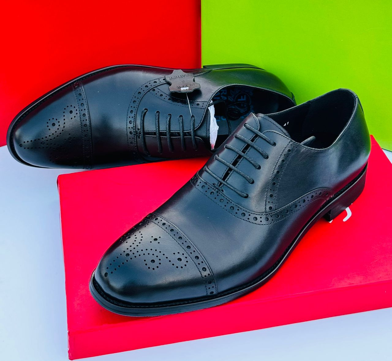 Franco Banetti Leather Men Shoes size 40-45