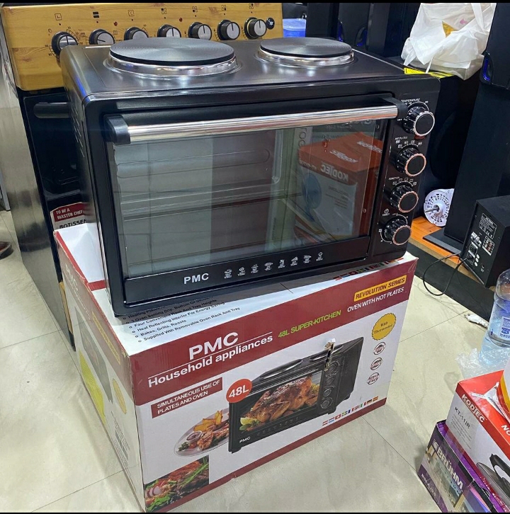 PMC Mini Oven 48L with 2 Hot plates