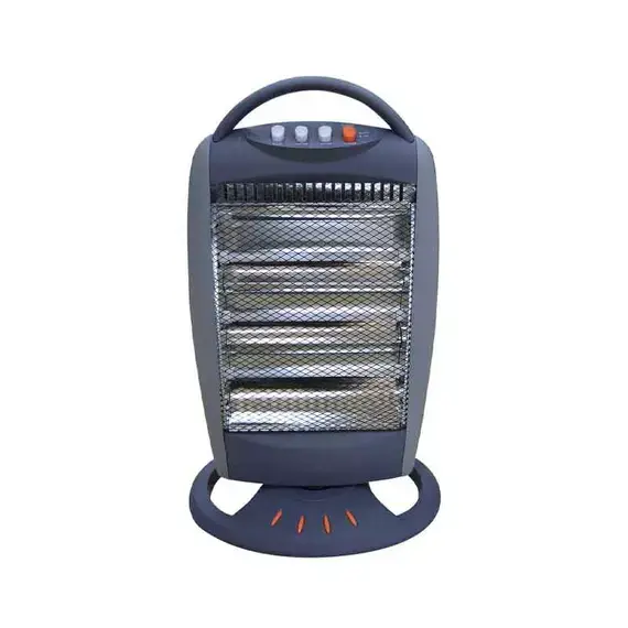 Decakila KEFH001B Room Heater – 1200W, 3 Heat Levels, Oscillation, Adjustable Thermostat, Safety Protection