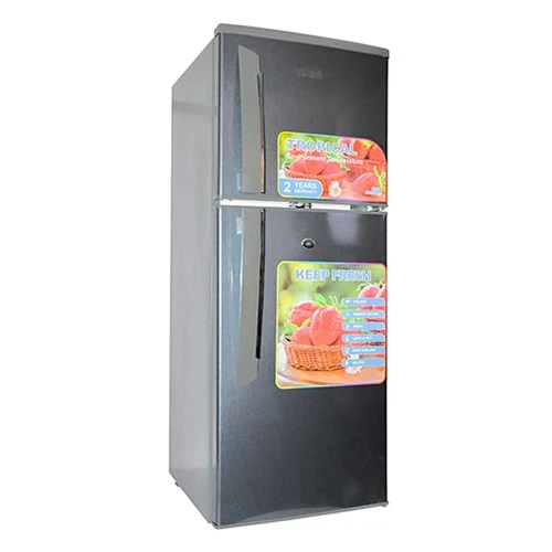 Boss Fridge Double Doors 110 Liters Silver, BS-110SVR