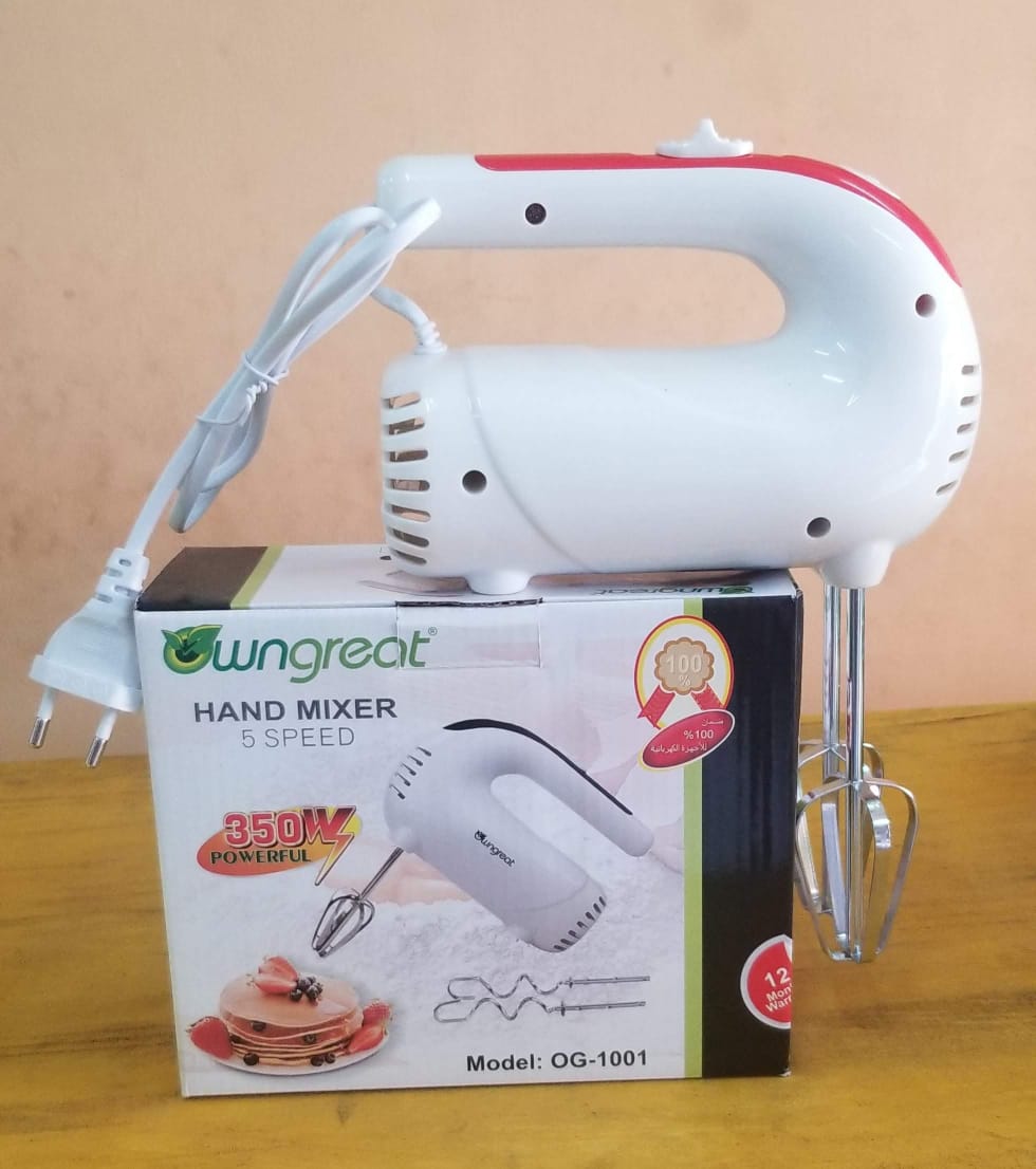 Hand Mixer Owngreat Brand 5 Speed 350W