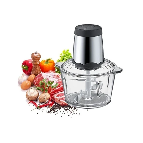 Nikai Stainless Steel Detachable Blade 2L Glass Bowl Chopper - NC494A