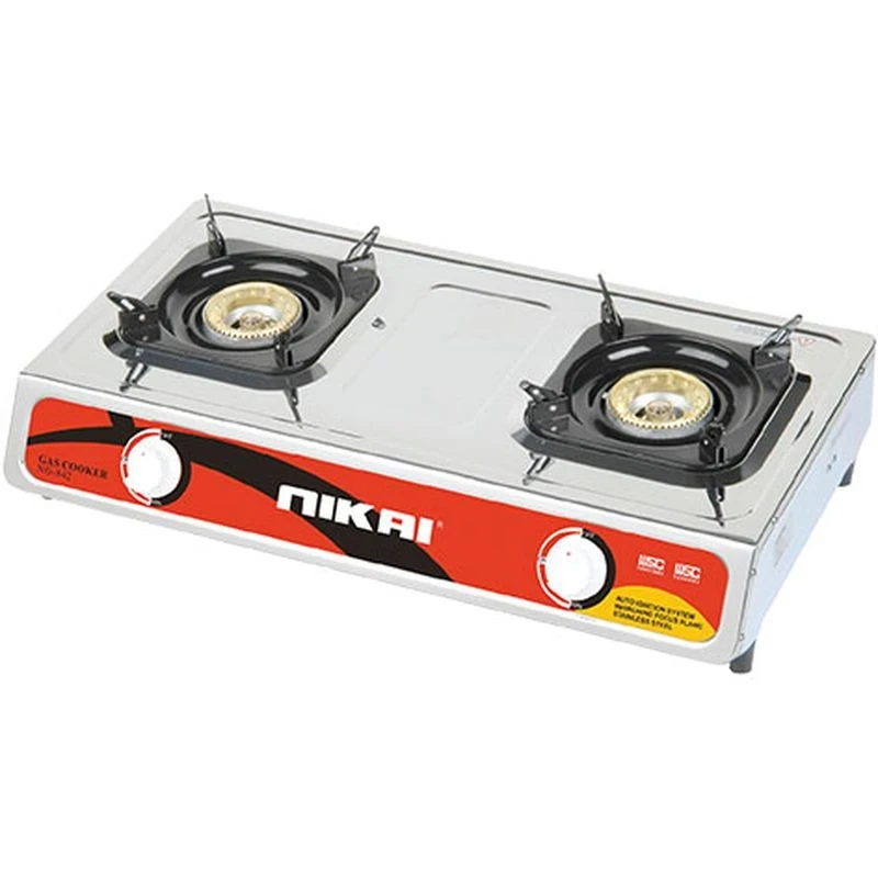 Nikai Gas Cooker 2 Burner NG842