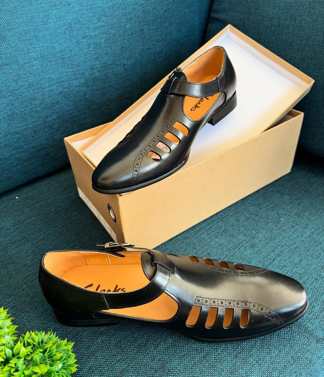 Leather Clarks for Men Size 39-45