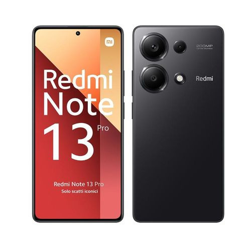XIAOMI Redmi Note 13 Pro ,4G, 6.67'', 8GBRAM+ 256GBROM, 108MP, 65W Fast Charge - MidNight Black