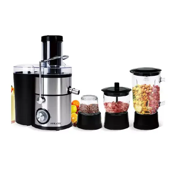 Sokany Food Processor 6-in-1 1000W – Juicer, Blender, Mincer & Miller | Multi-Function Kitchen Machine