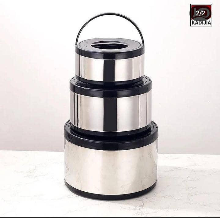 Hotpot Lunch Box Set Single Handle 3pcs