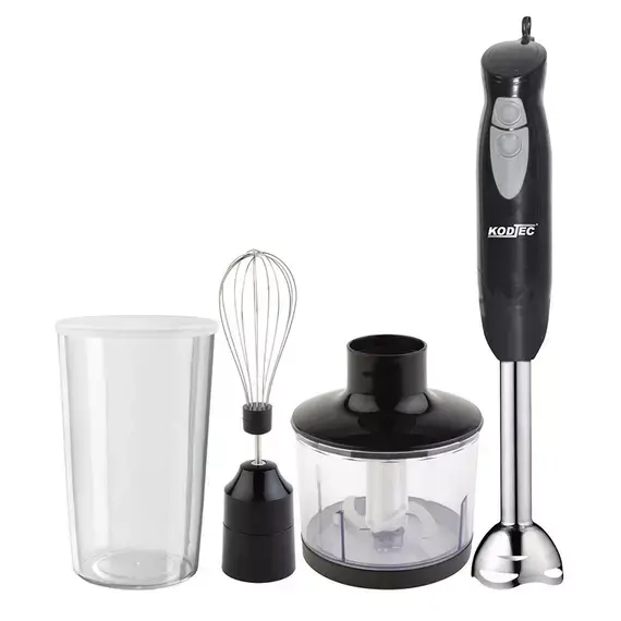 Kodtec KT-3014HB 4-in-1 Hand Blender – 500W, Multi-Function Blender, Chopper, Whisk & Grinder