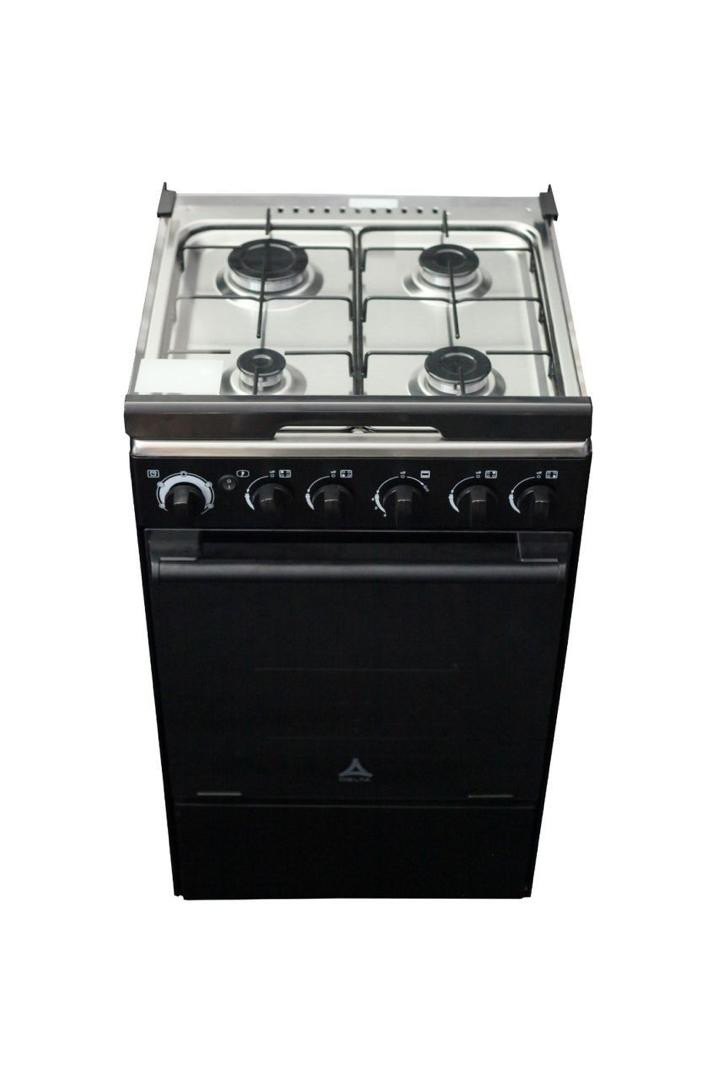 Delta cooker 50*50cm DGC401B Full gas, Black