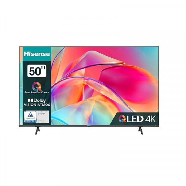 Hisense 50" Smart UHD 4K Quantum ULED TV with Dolby Vision Atmos, HDR 10, 60Hz VRR, 4K Resolution, Built-In Wi-Fi , Dolby Audio Sound 50E7K