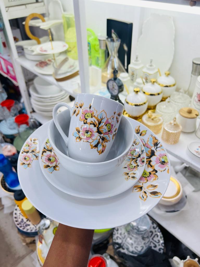 Dinner Set Ceramic 16pcs, 4-4-4-4