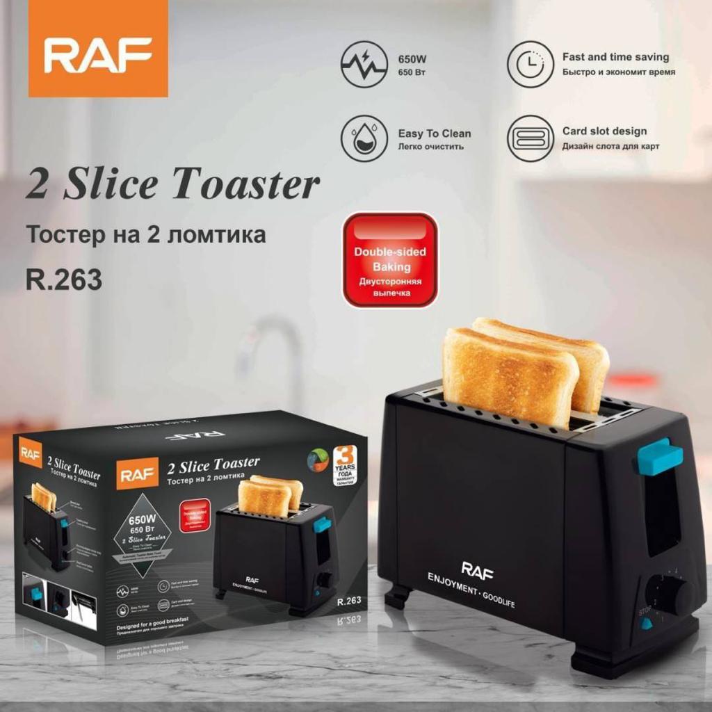 RAF 2 Slice Toaster 650W