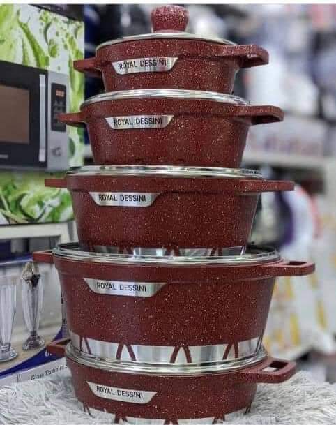 Royal Dessini Cookware Set Non Stick 10pcs