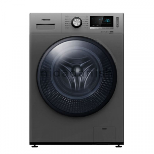 Hisense Washing Machine 10kg & 7kg Dryer With Inverter Titanium Silver WDQY1014
