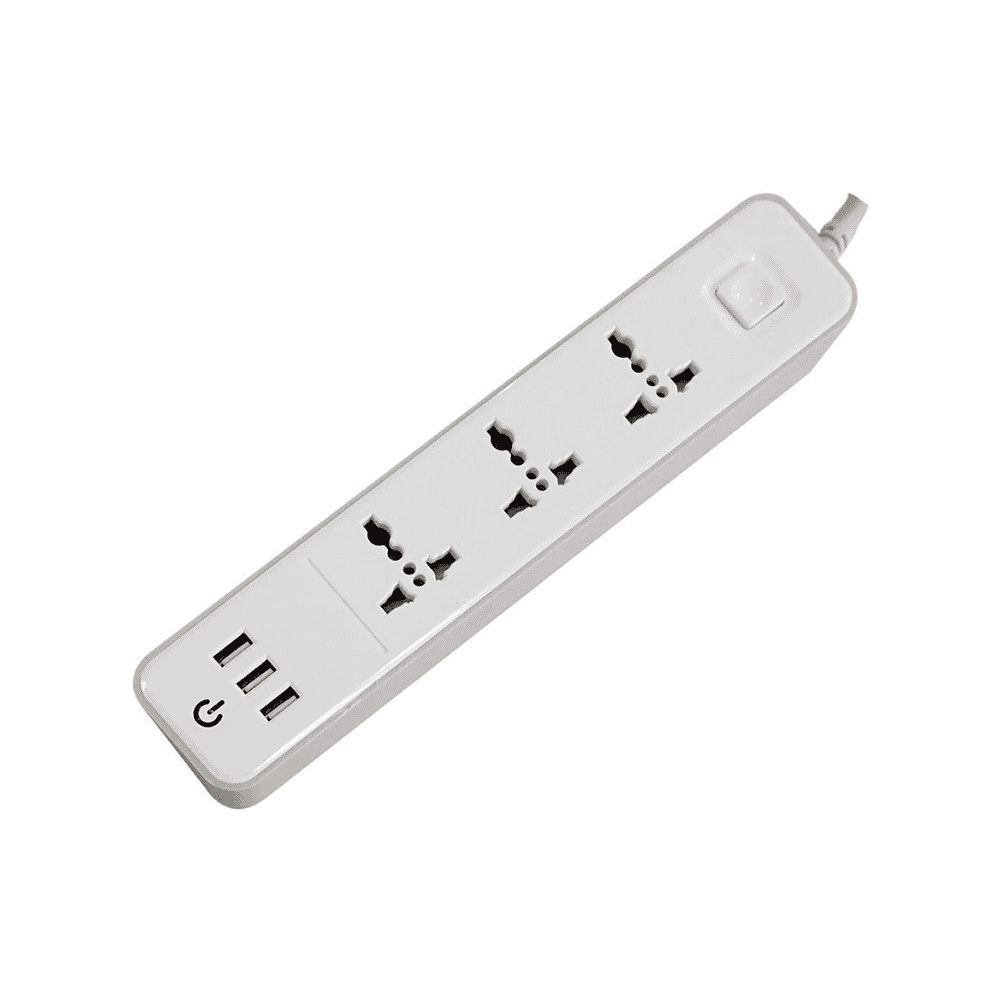 3 Way Extension With USB EC 7673-UB – Power & Charging Hub for Home & Office