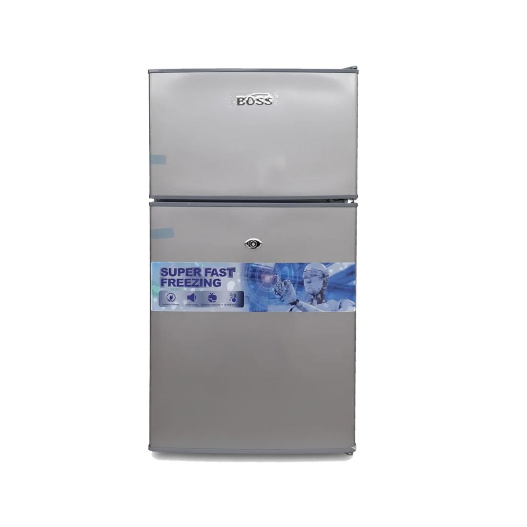 Boss Refrigerator Double Door 60L – Compact Fridge (BS-60SVR)