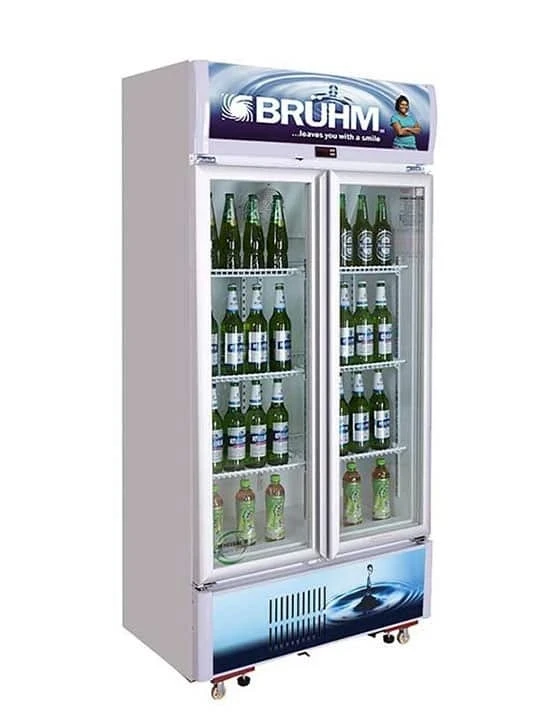 BRUHM 409Litres Double Door Beverage Cooler | BBD-409M