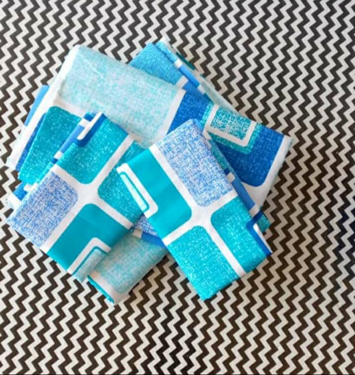 Bed Sheets(Shuka) Cotton Material, Size 8x9, 2pcs sheets, 4 Pillowcases