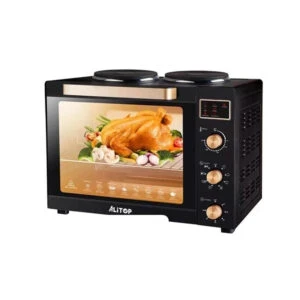 Alitop Electric Oven 60 Liters With 2 Hot Plate
