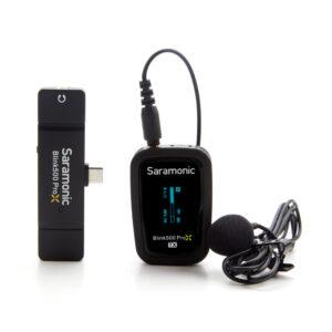 Saramonic Blink500 ProX B5 Wireless Microphone – USB-C, Dual Channel Lavalier Mic for Mobile Recording
