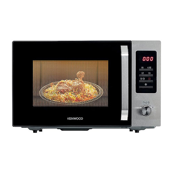 Kenwood 30L Microwave Oven with 5 Power Levels, Defrost Function, 95 Minutes Timer 1000W Silver - MWM30.000BK